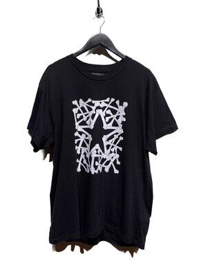 Amiri Black Bone Star Printed T-shirt